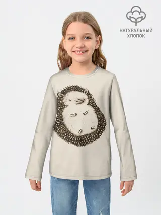 Детский лонгслив / Пузико Ежика