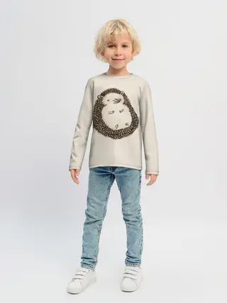 Детский лонгслив / Пузико Ежика