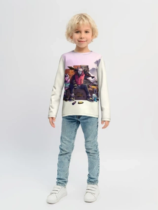 Детский лонгслив / Fortnite. Drift and Lama