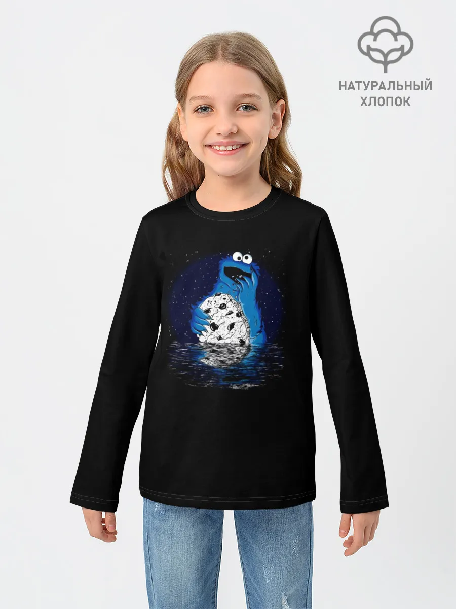 Детский лонгслив / Cookie monster