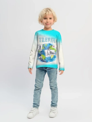 Детский лонгслив / Путешествуй!