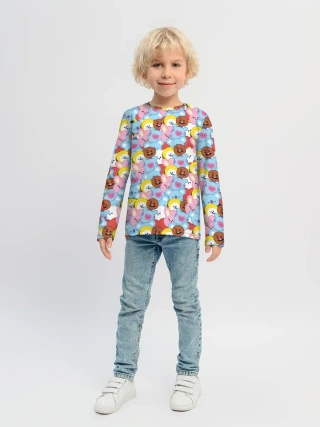 Детский лонгслив / BTS BT21 STICKERS