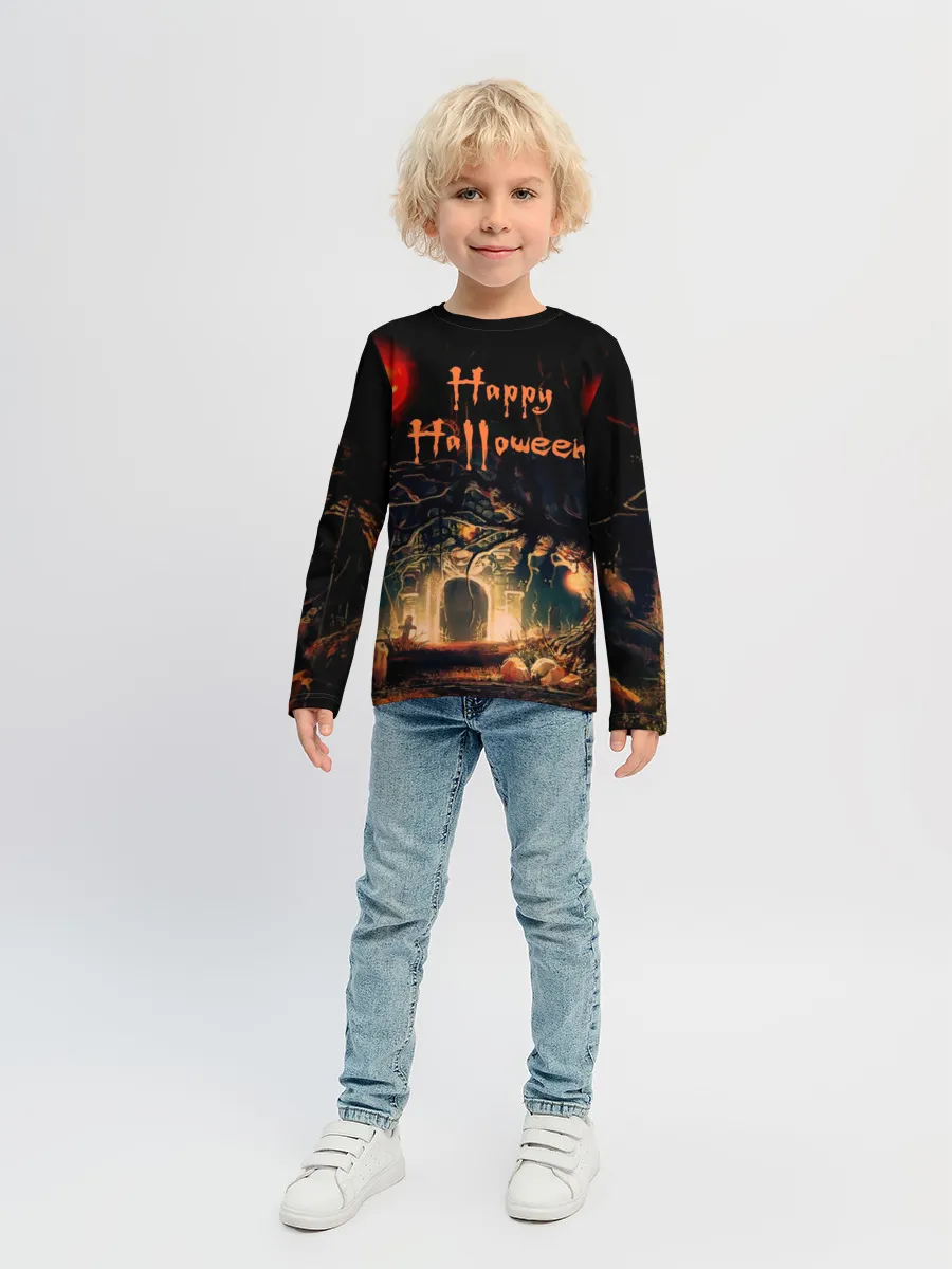 Детский лонгслив / Halloween