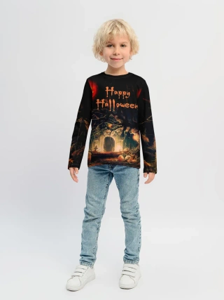 Детский лонгслив / Halloween