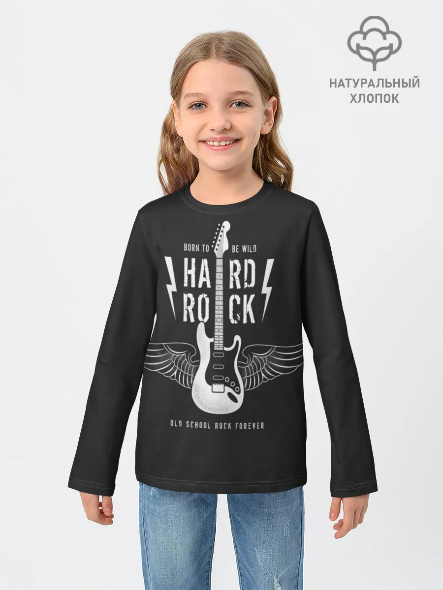 Детский лонгслив / HARD ROCK ГИТАРА