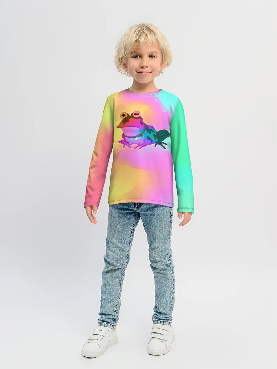 Детский лонгслив / Кислотная Гипножаба