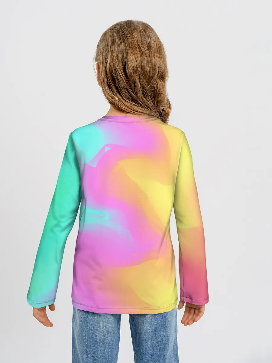 Детский лонгслив / Кислотная Гипножаба