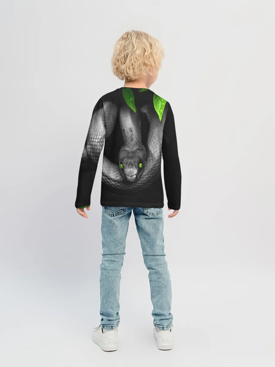 Детский лонгслив / Змея