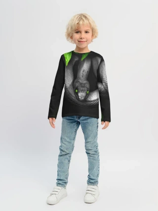 Детский лонгслив / Змея