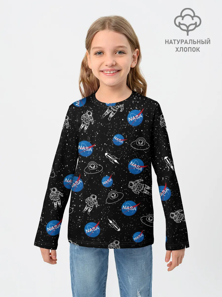 Детский лонгслив / NASA