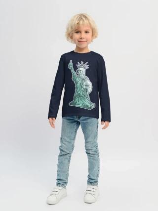Детский лонгслив / Статуя Сомнительной Свободы