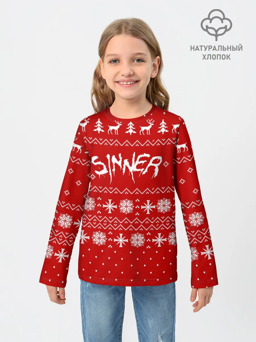 Детский лонгслив / FAR CRY 5 ГРЕШНИК НОВОГОДНИЙ