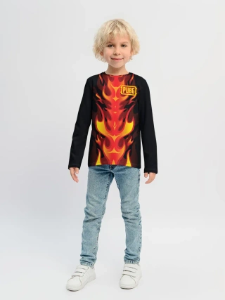 Детский лонгслив / PUBG Fire