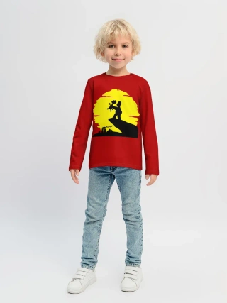 Детский лонгслив / Гомер и Барт