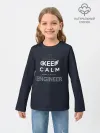 Детский лонгслив / Keep Calm Engineer