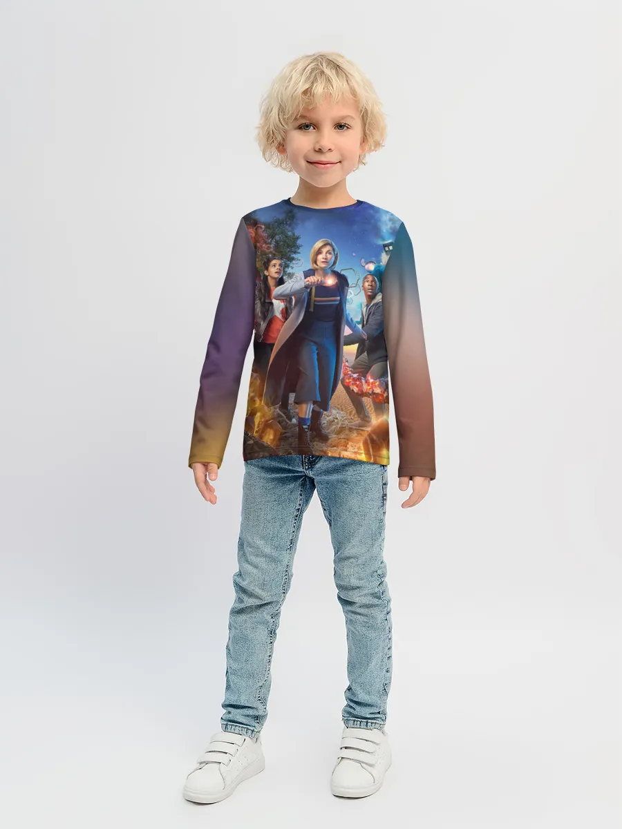 Детский лонгслив / Doctor who