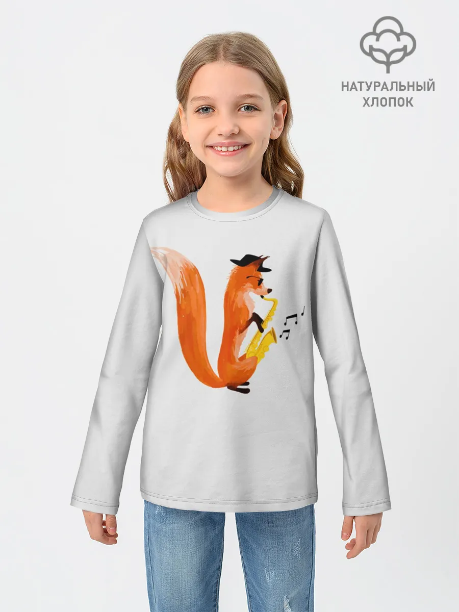 Детский лонгслив / Джаз Лис