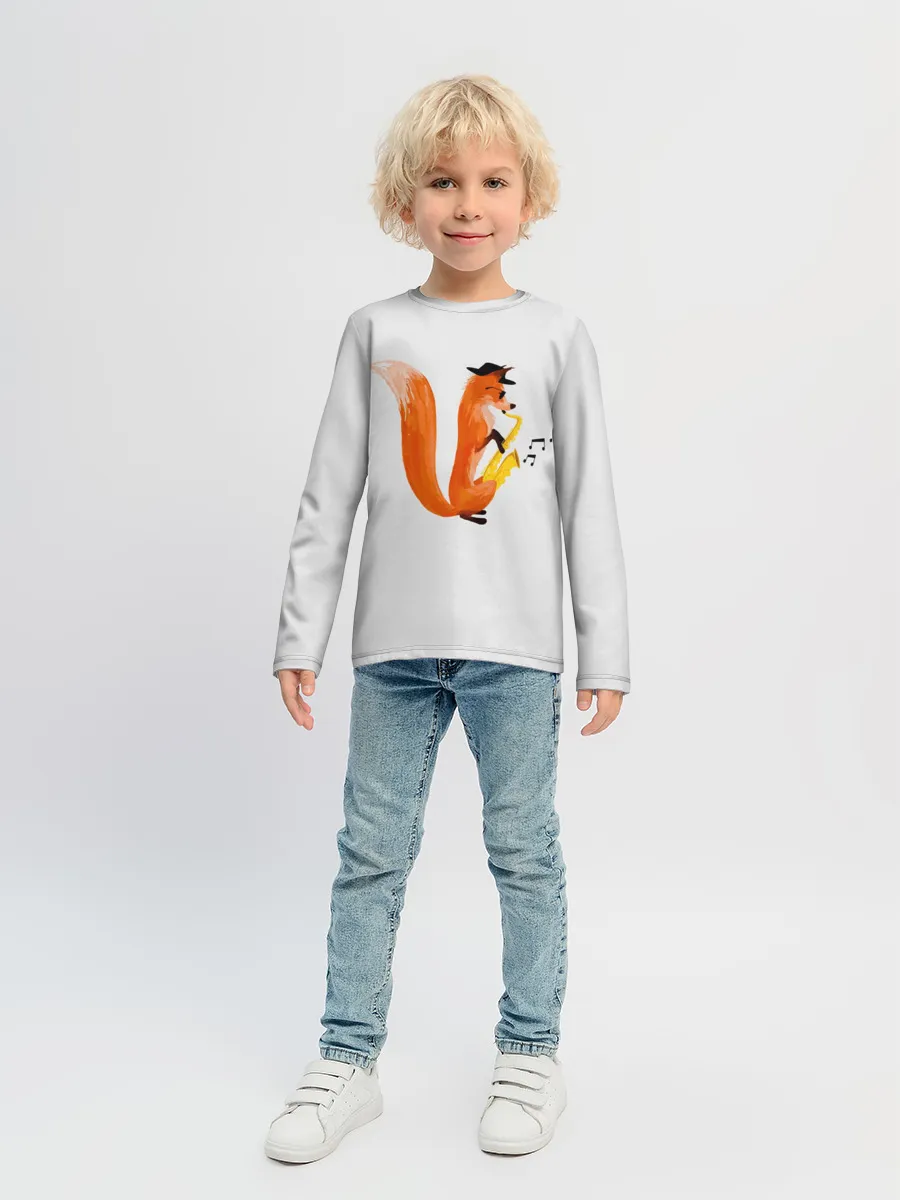 Детский лонгслив / Джаз Лис