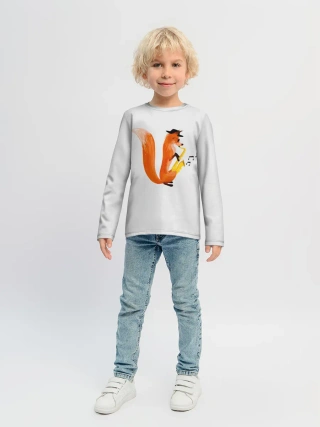 Детский лонгслив / Джаз Лис