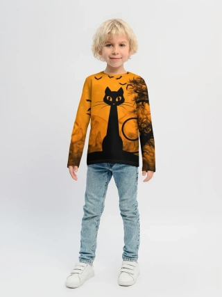 Детский лонгслив / Halloween