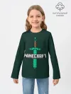 Детский лонгслив / Меч Minecraft