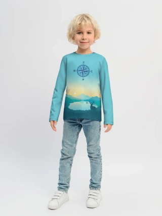 Детский лонгслив / туризм