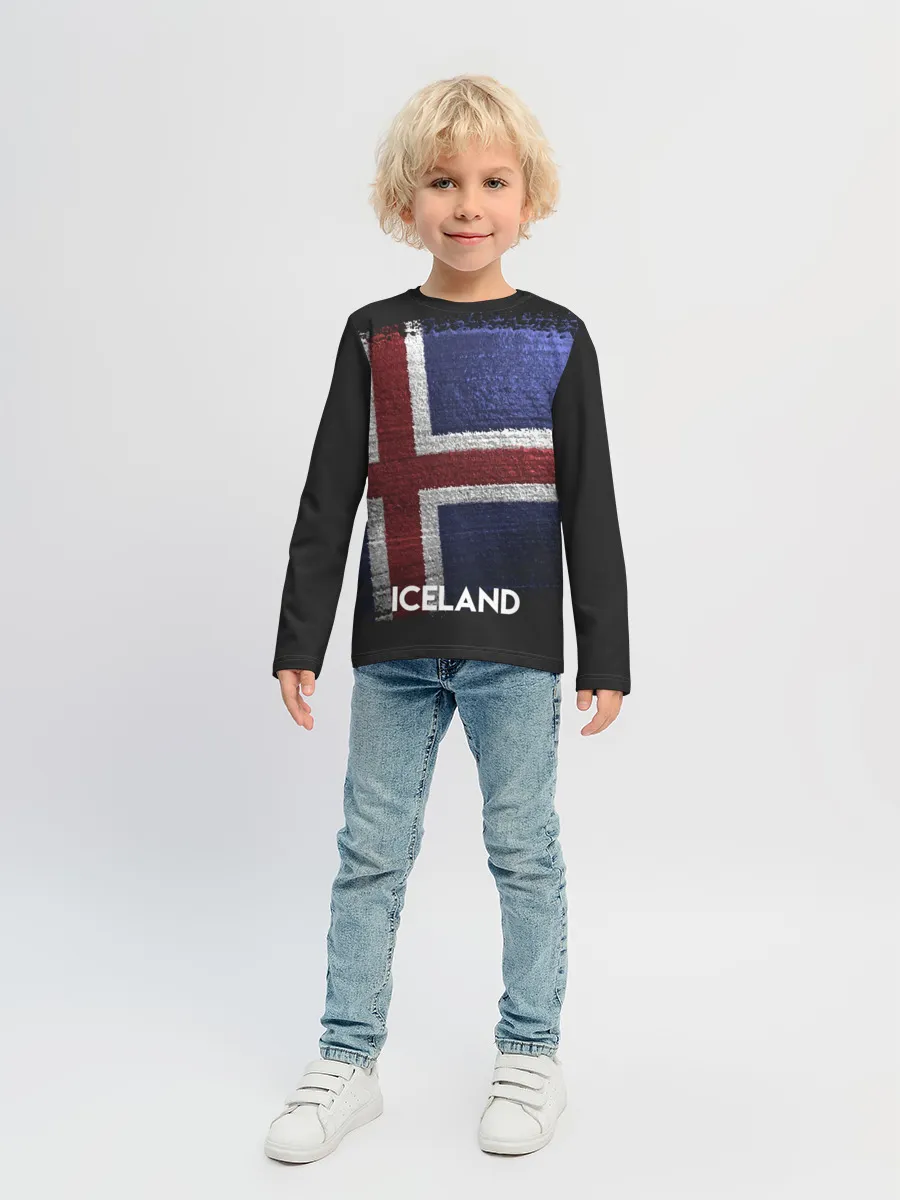 Детский лонгслив / Iceland