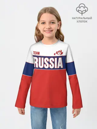 Детский лонгслив / Team Russia