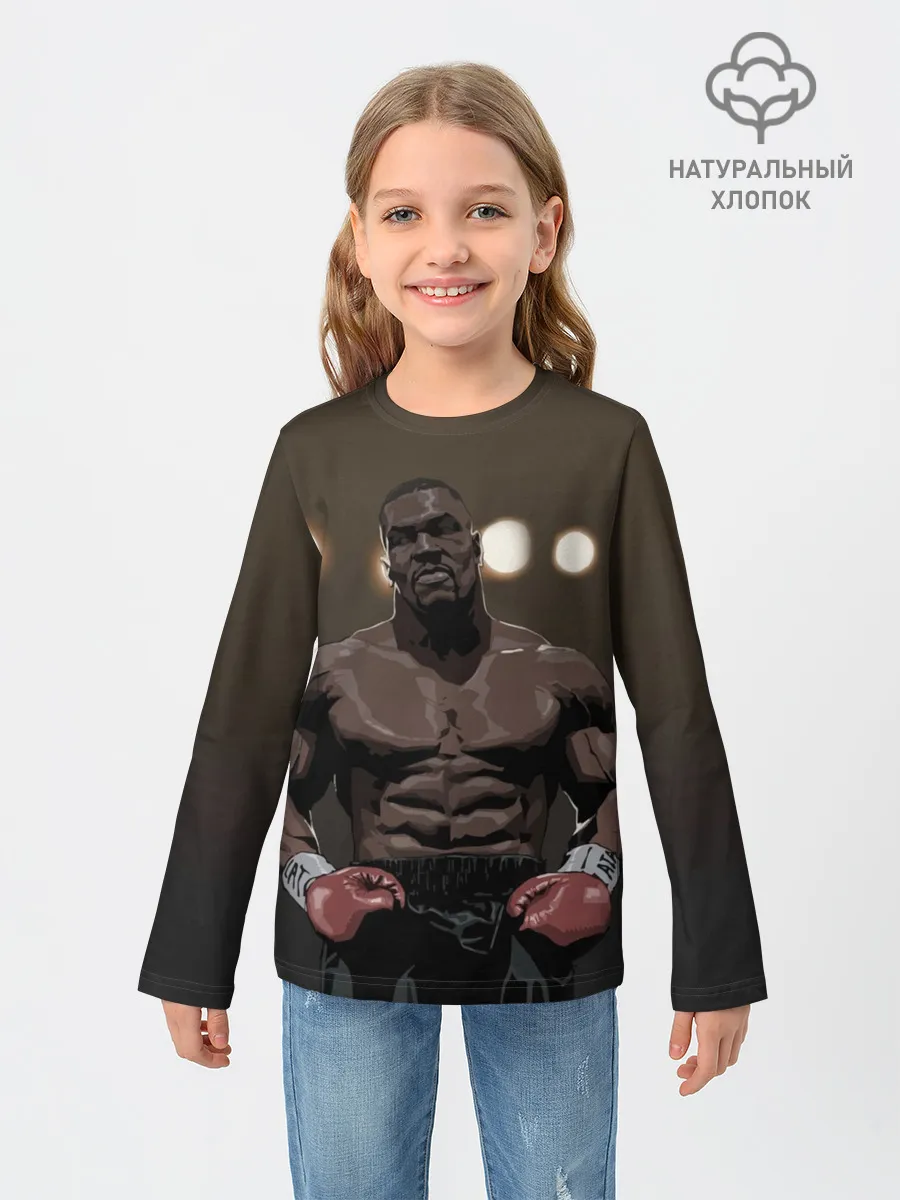 Детский лонгслив / Myke Tyson_7
