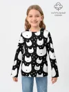 Детский лонгслив / Love Cats Pattern