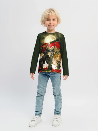 Детский лонгслив / Momonga & Narberal Gamma