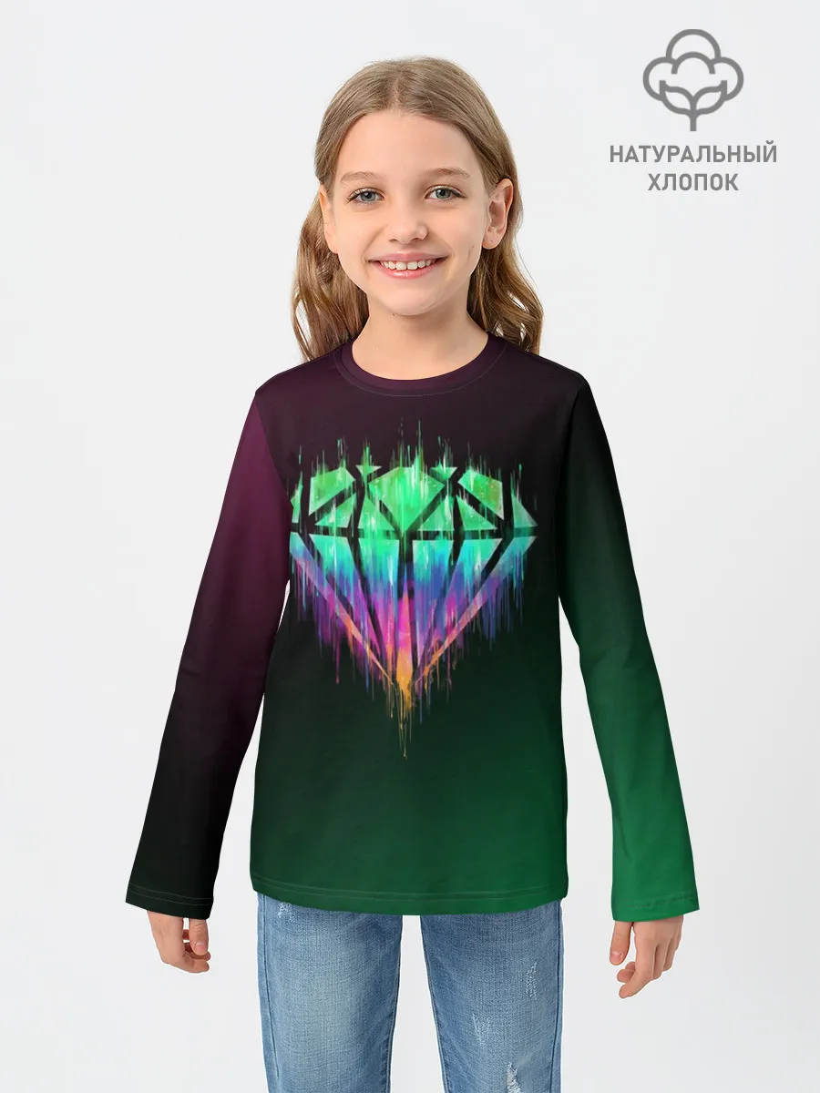 Детский лонгслив / Бриллиант