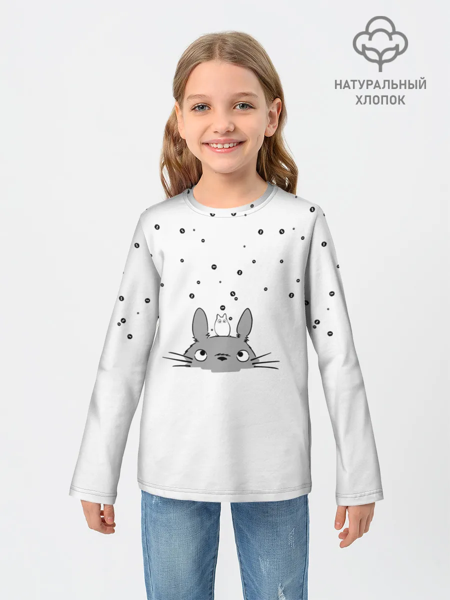 Детский лонгслив / Totoro The Rain
