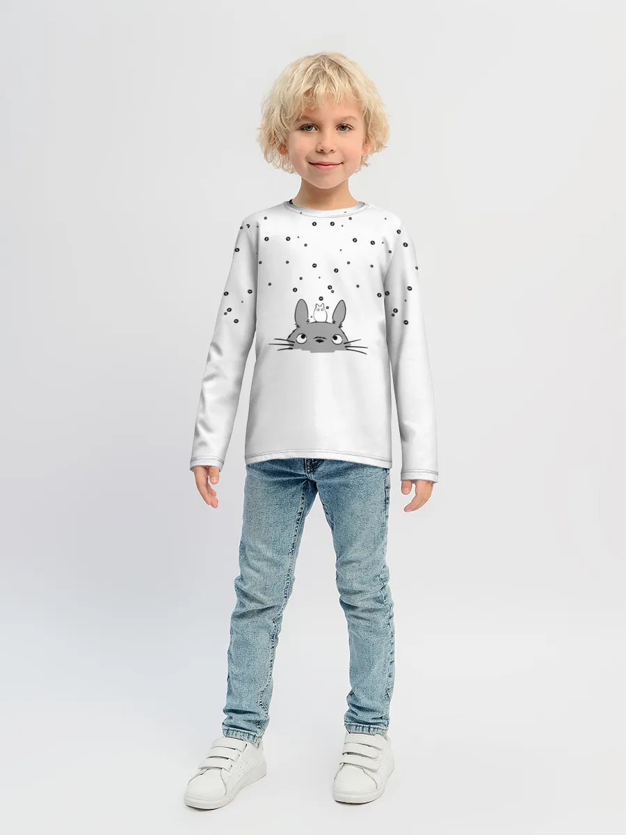 Детский лонгслив / Totoro The Rain