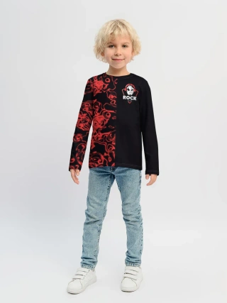 Детский лонгслив / I Love Rock