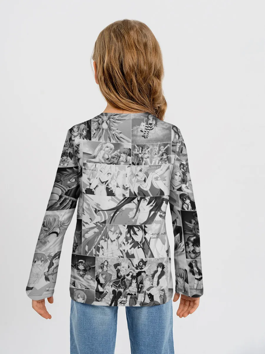 Детский лонгслив / Все герои Фейри Тейл