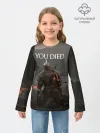 Детский лонгслив / YOU DIED