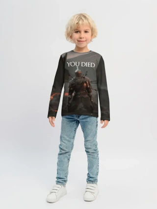 Детский лонгслив / YOU DIED