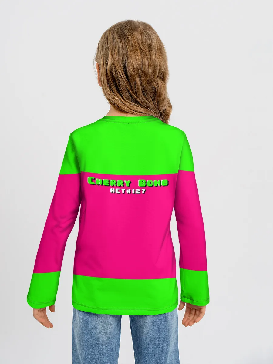 Детский лонгслив / NCT 127. Cherry Bomb
