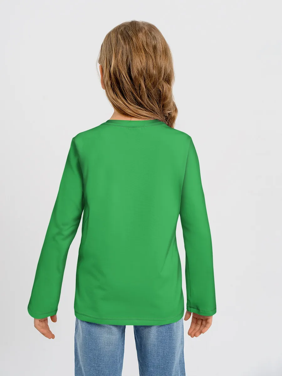 Детский лонгслив / New Year Hipster Pig