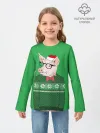Детский лонгслив / New Year Hipster Pig