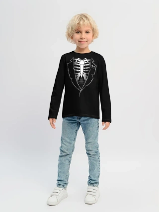 Детский лонгслив / Скелет