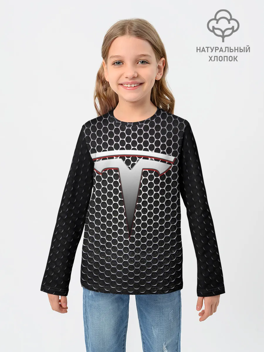 Детский лонгслив / TESLA