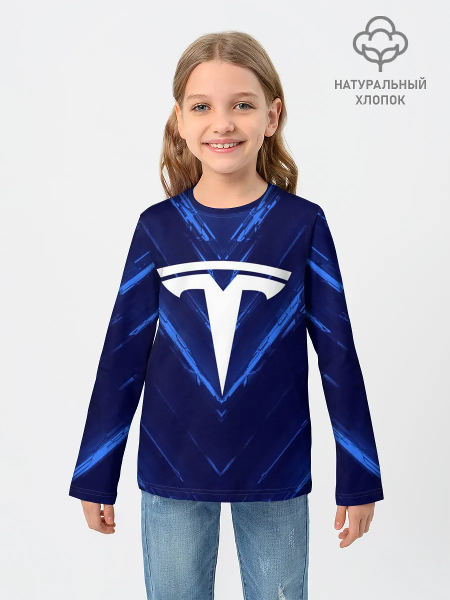 Детский лонгслив / TESLA
