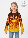 Детский лонгслив / FIRE PUMPKIN