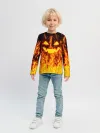 Детский лонгслив / FIRE PUMPKIN
