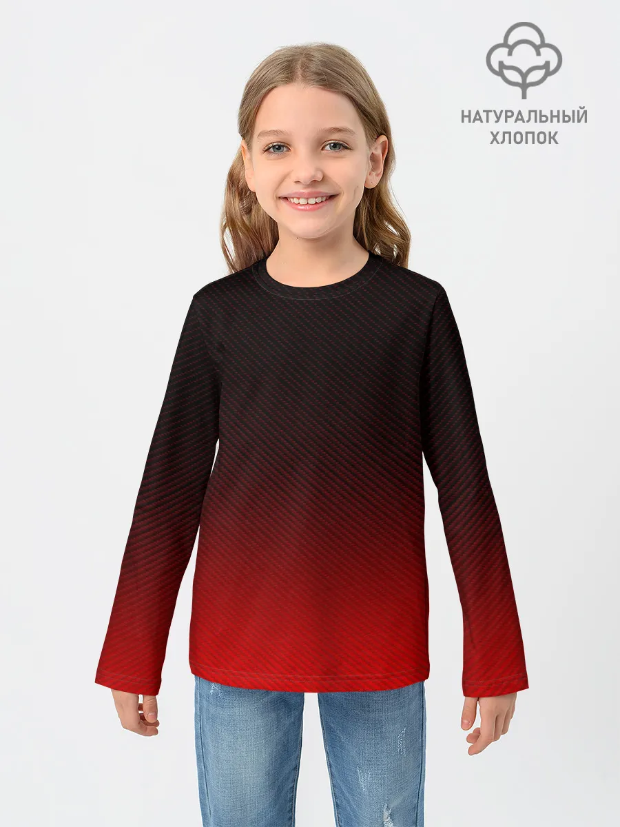 Детский лонгслив / RED CARBON