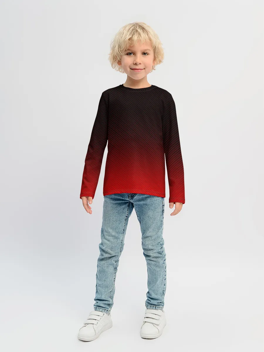 Детский лонгслив / RED CARBON