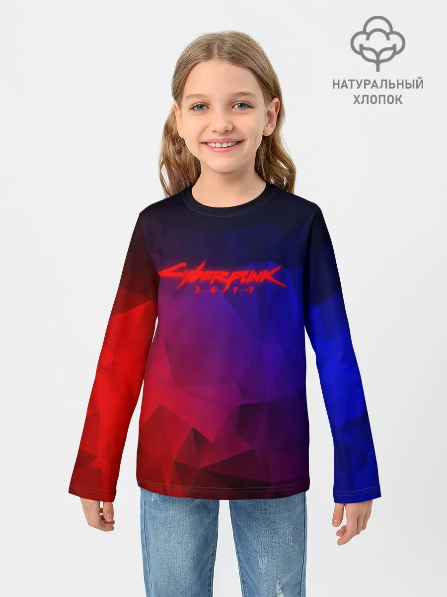 Детский лонгслив / CYBERPUNK 2077 | КИБЕРПАНК 2077
