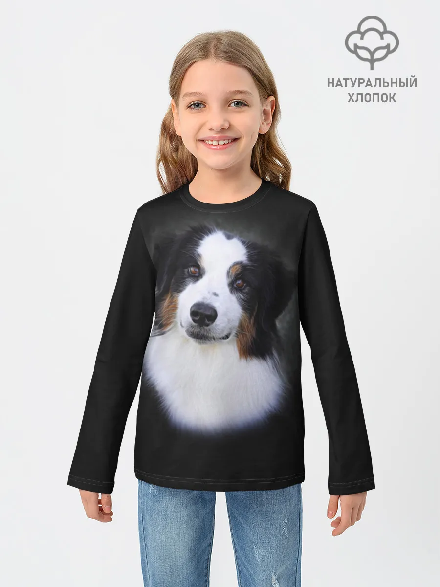 Детский лонгслив / Собака
